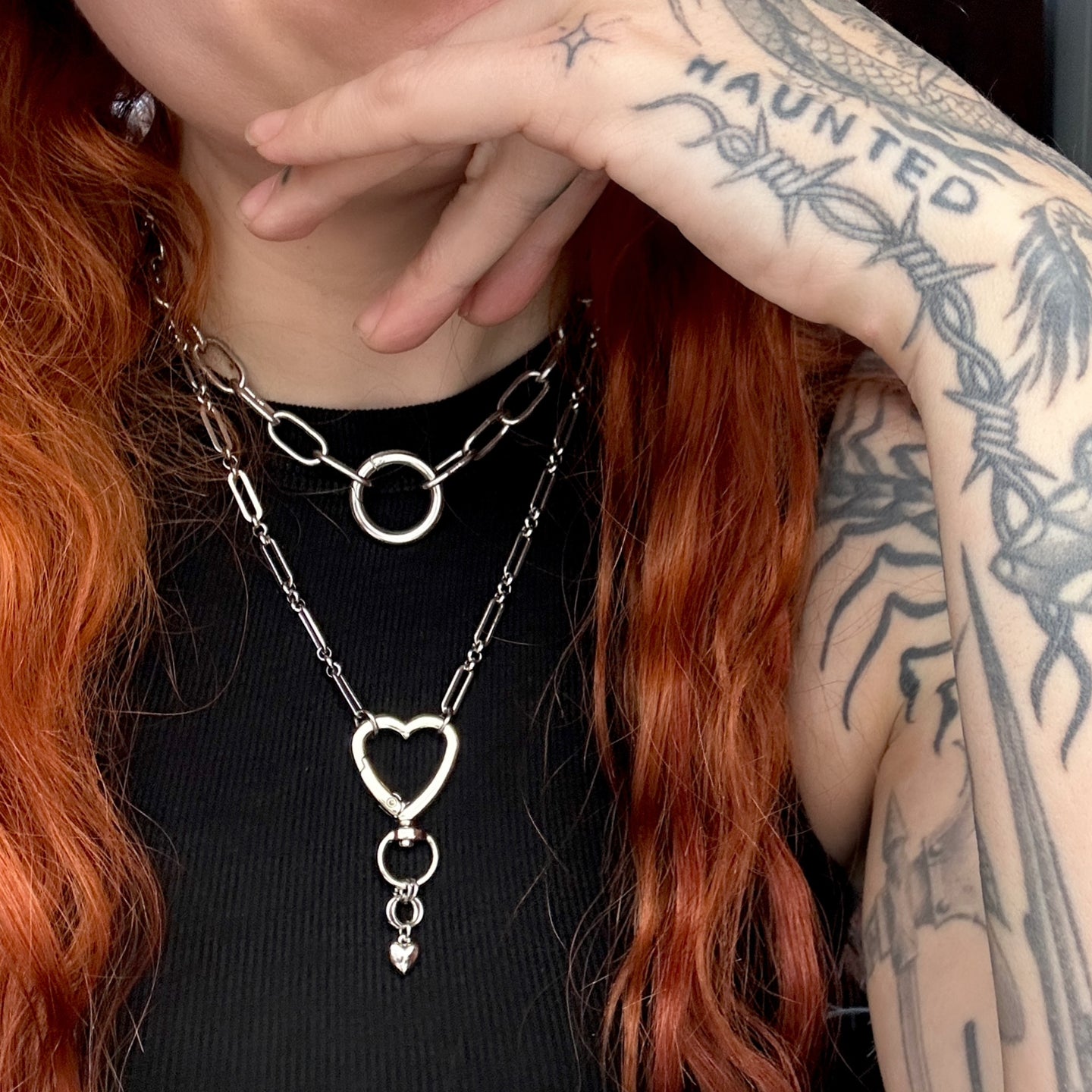 Heart Clasp Necklace